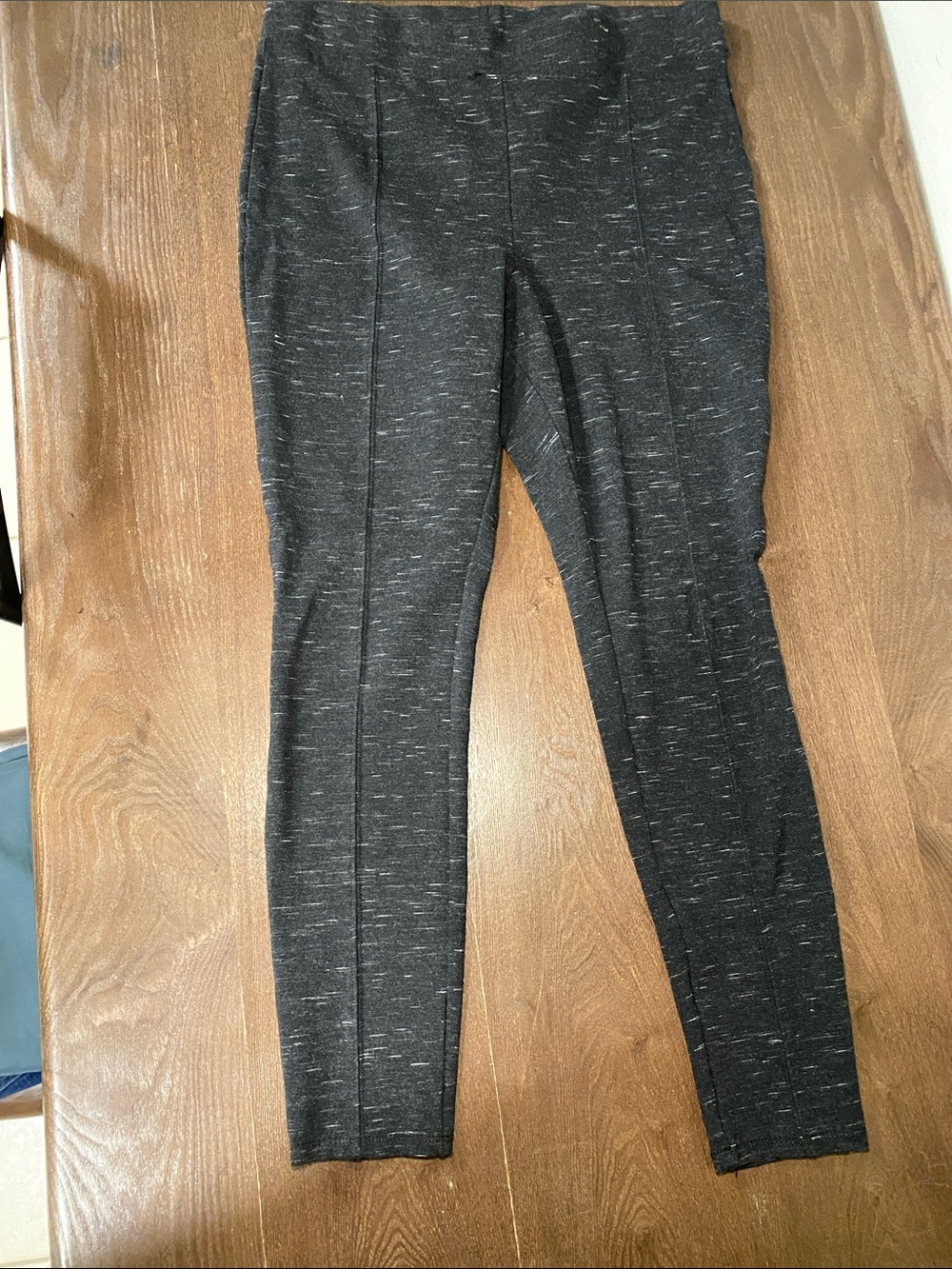 Time and Tru Kids Heathered Dark Gray Ponte Leggings
